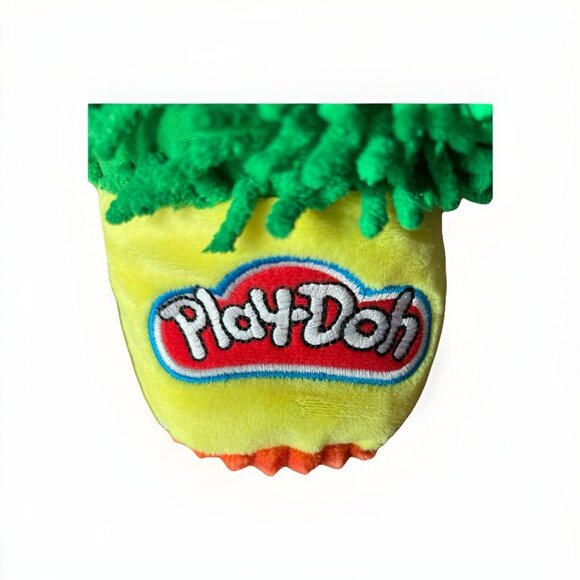 Hasbro Play-Doh Christmas Tree Dog Toy with Squeaky Plush Festive Pet Toy Green - Picture 8 of 9